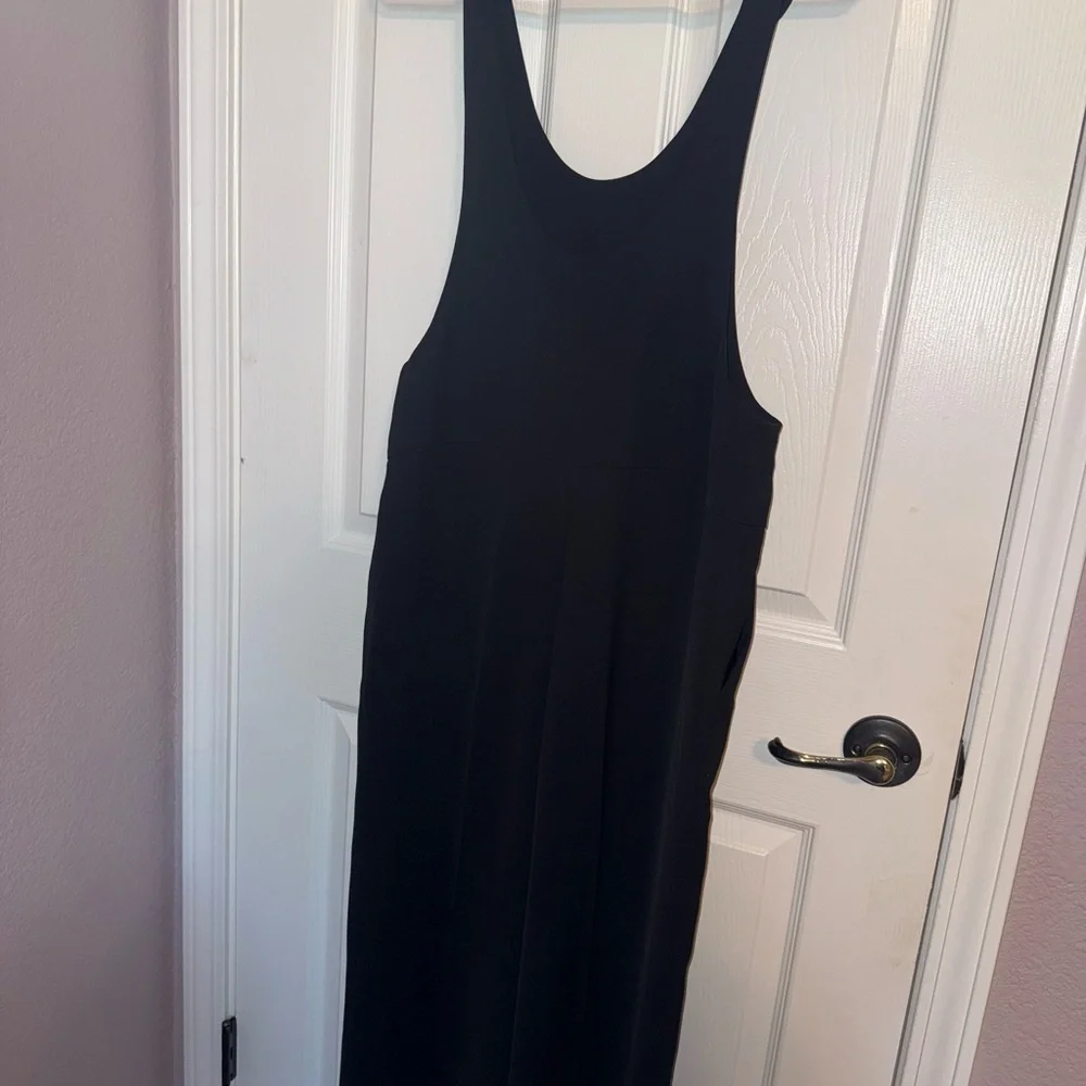 Express Black Scoop Neck Jump Suit
